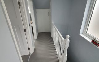 landing in completed surrey loft conversion home project