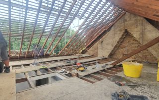work started on the new loft conversion project