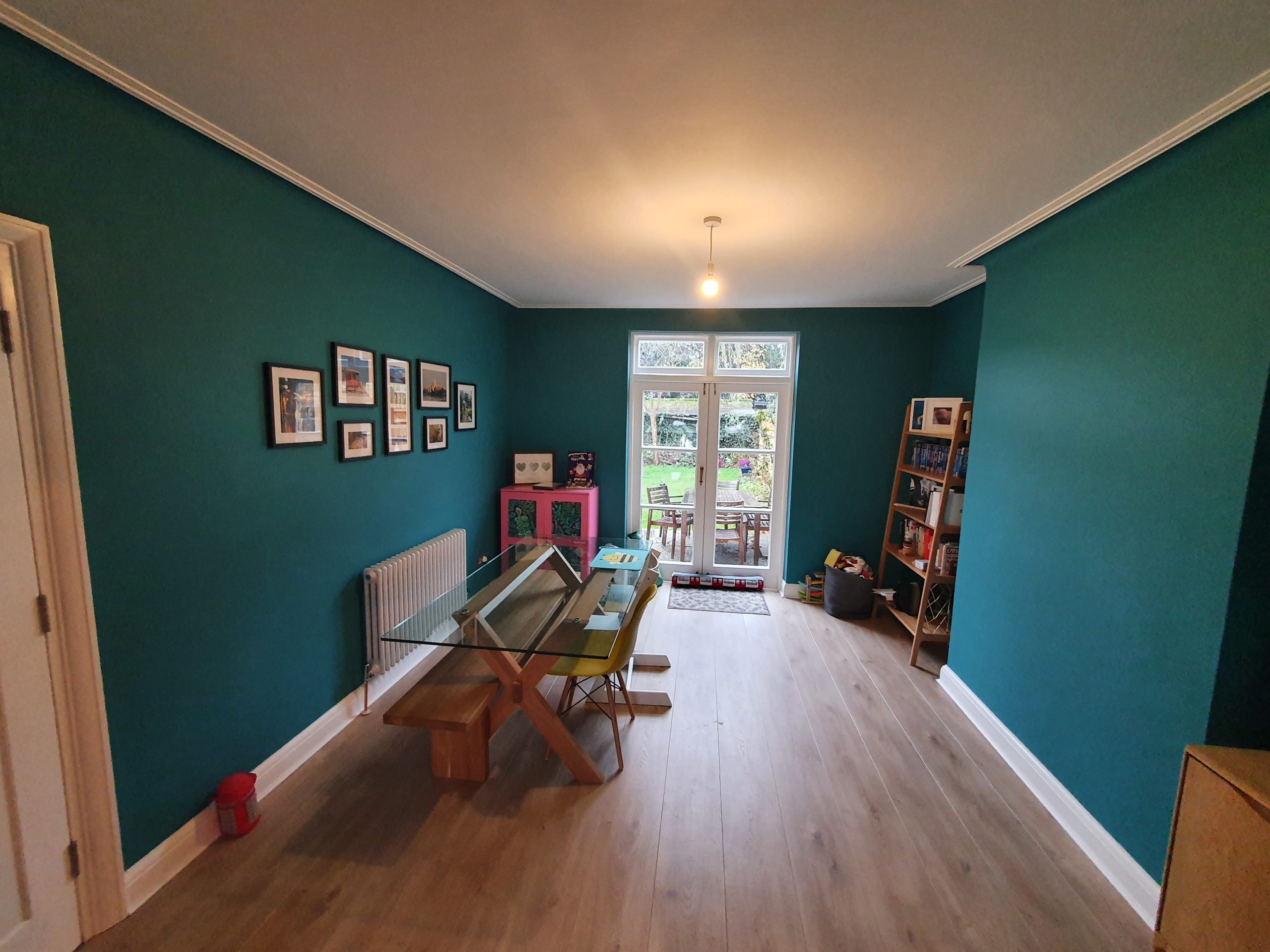 Completed Home Project in Weybridge with Rich Green Living Spaces