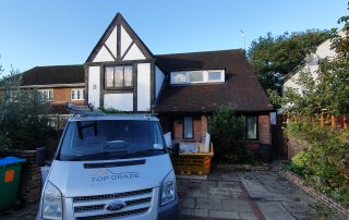 Before home extension project at Front of House in strawberry hill