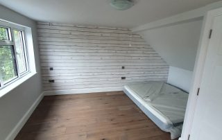 bedroom in strawberry hill family home extension