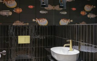 New dark and sophisticated luxury bathroom