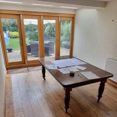 before the dining room work started