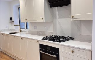 kitchen close up in bracknell new kitchen extension in Berkshire bungalow